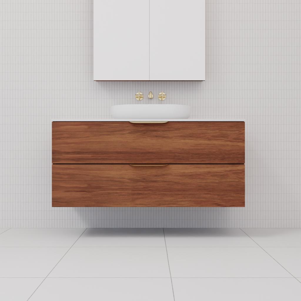 Odesa - 1200mm Tasmanian Blackwood Wall Hung Vanity