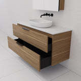 Odesa - 1200mm Tuscan Oak Wall Hung Vanity