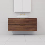 Odesa - 1200mm Walnut Wall Hung Vanity