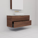 Odesa - 1200mm Walnut Wall Hung Vanity