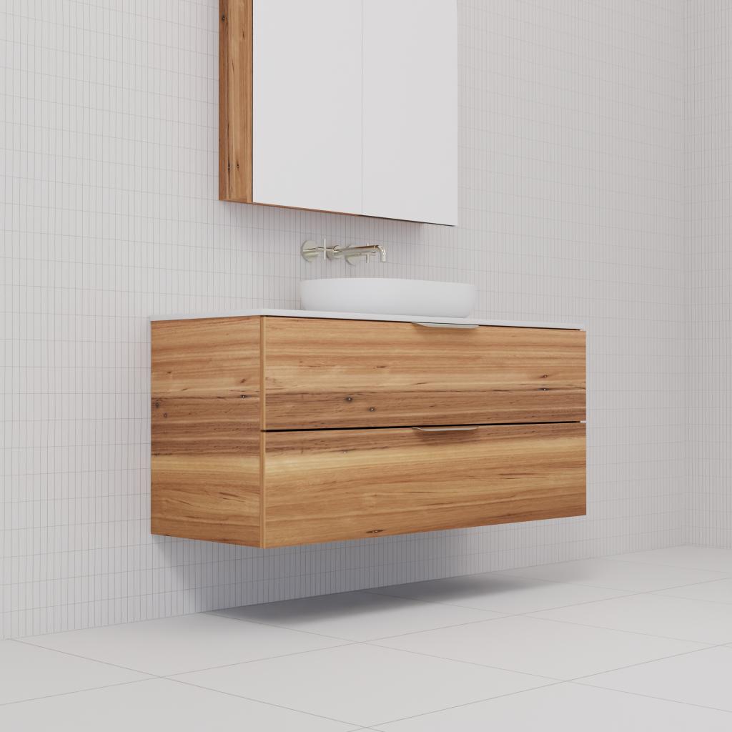 Odesa - 1200mm Blackbutt Wall Hung Vanity