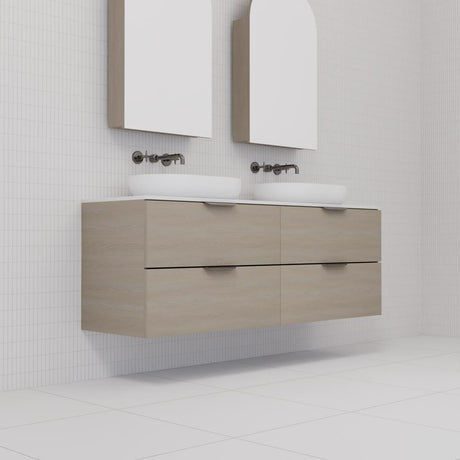 Odesa - 1500mm Smoked Ash Wall Hung Vanity