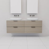 Odesa - 1500mm Smoked Ash Wall Hung Vanity