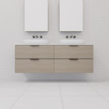 Odesa - 1500mm Smoked Ash Wall Hung Vanity