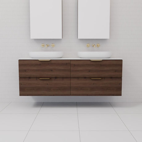 Odesa - 1500mm Chestnut Wall Hung Vanity