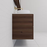 Odesa - 1500mm Chestnut Wall Hung Vanity