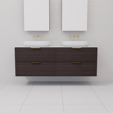 Odesa - 1500mm Espresso Oak Wall Hung Vanity