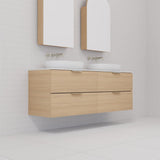 Odesa - 1500mm Nordic Oak Wall Hung Vanity