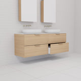 Odesa - 1500mm Nordic Oak Wall Hung Vanity