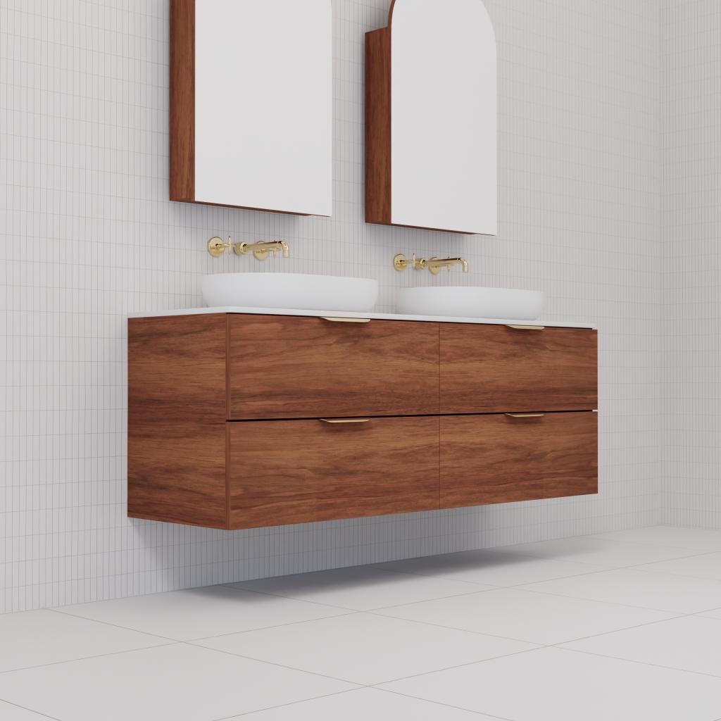 Odesa - 1500mm Tasmanian Blackwood Wall Hung Vanity