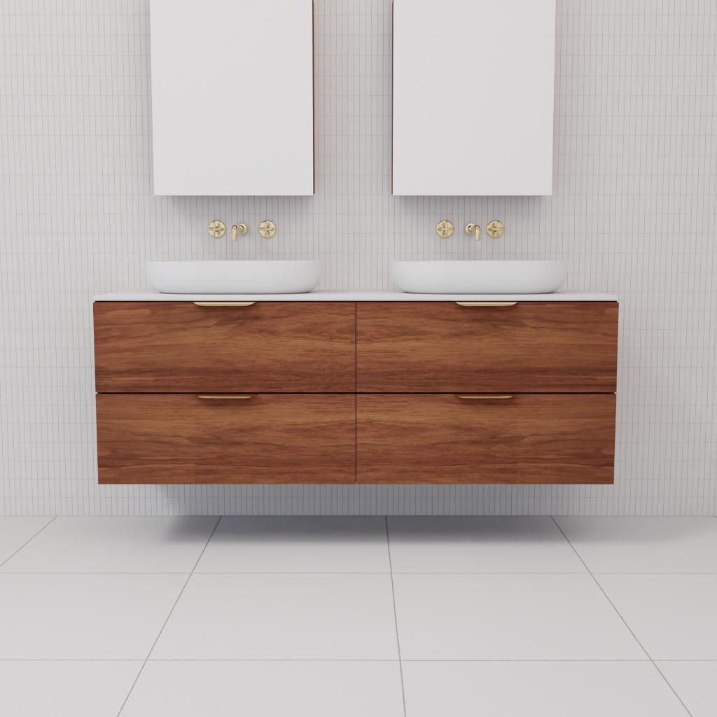 Odesa - 1500mm Tasmanian Blackwood Wall Hung Vanity