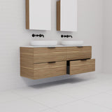 Odesa - 1500mm Tuscan Oak Wall Hung Vanity