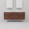 Odesa - 1500mm Walnut Wall Hung Vanity