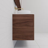 Odesa - 1500mm Walnut Wall Hung Vanity