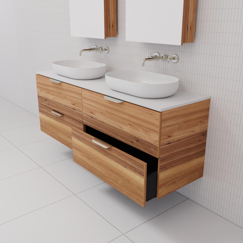 Odesa - 1500mm Blackbutt Wall Hung Vanity