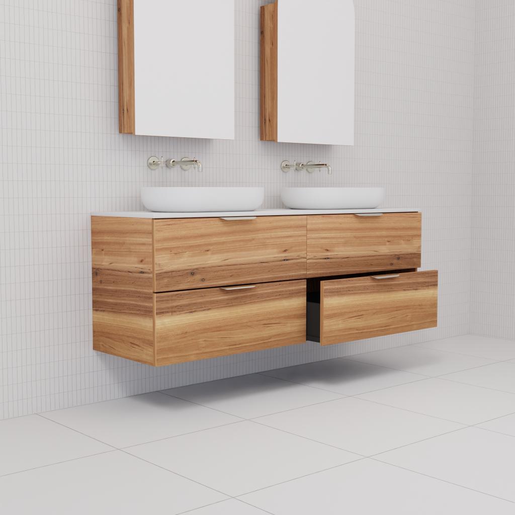 Odesa - 1500mm Blackbutt Wall Hung Vanity