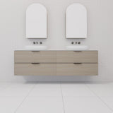 Odesa - 1800mm Smoked Ash Wall Hung Vanity