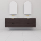 Odesa - 1800mm Espresso Oak Wall Hung Vanity