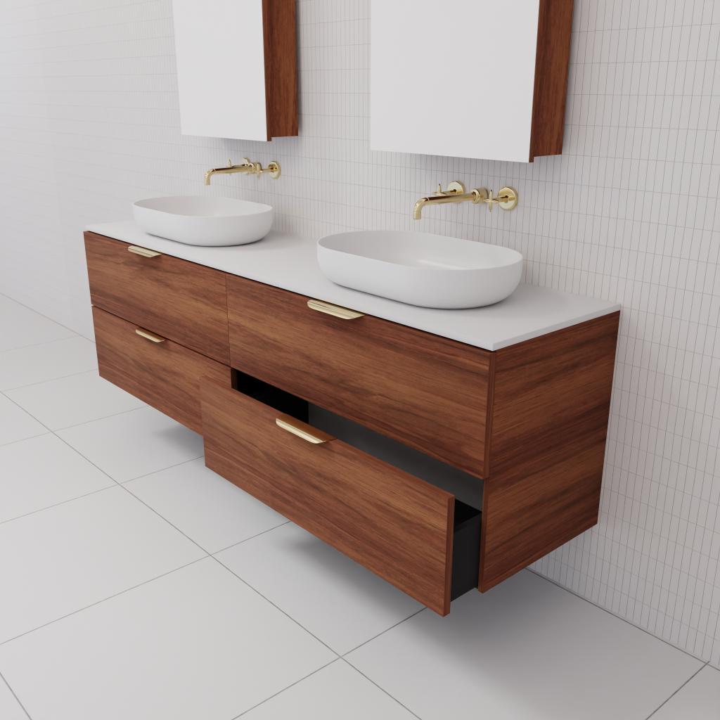 Odesa - 1800mm Tasmanian Blackwood Wall Hung Vanity