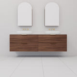 Odesa - 1800mm Walnut Wall Hung Vanity
