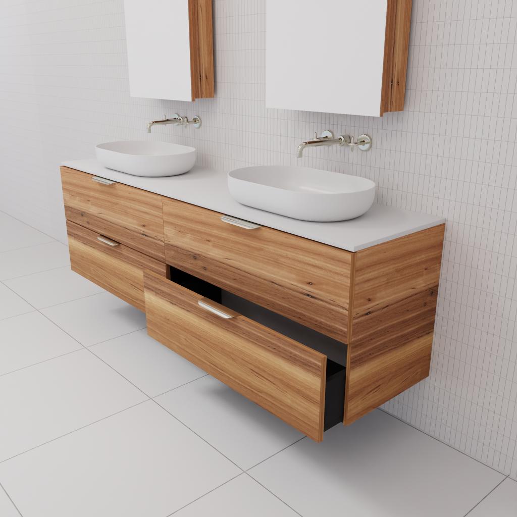 Odesa - 1800mm Blackbutt Wall Hung Vanity