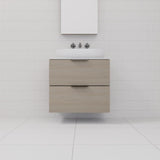 Odesa - 600mm Smoked Ash Wall Hung Vanity