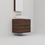 Odesa - 600mm Chestnut Wall Hung Vanity