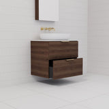 Odesa - 600mm Chestnut Wall Hung Vanity