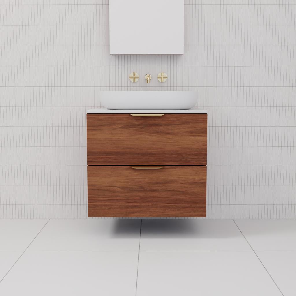Odesa - 600mm Tasmanian Blackwood Wall Hung Vanity