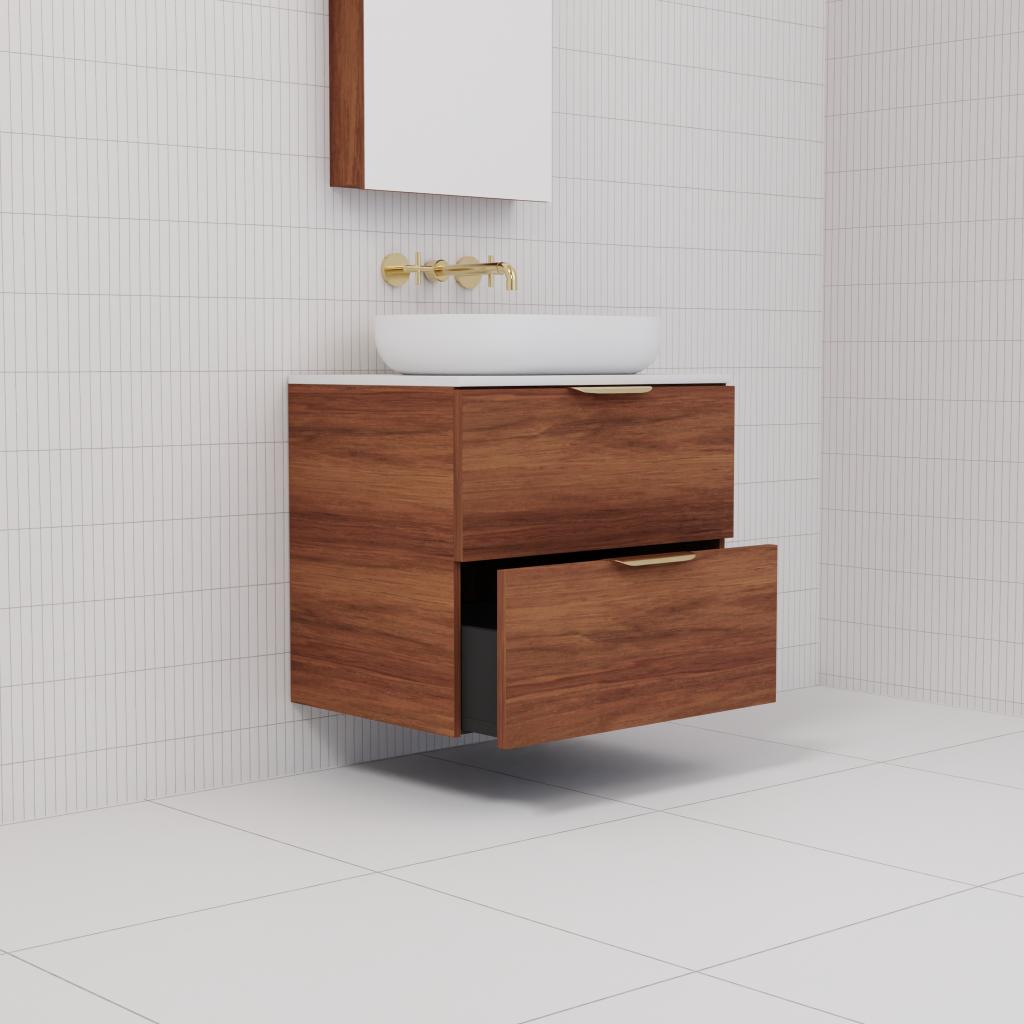 Odesa - 600mm Tasmanian Blackwood Wall Hung Vanity