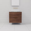 Odesa - 600mm Walnut Wall Hung Vanity
