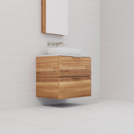 Odesa - 600mm Blackbutt Wall Hung Vanity