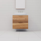 Odesa - 600mm Blackbutt Wall Hung Vanity