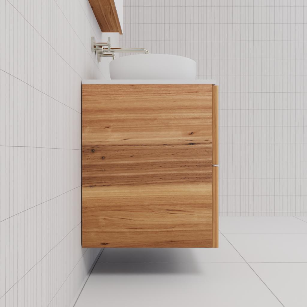 Odesa - 600mm Blackbutt Wall Hung Vanity