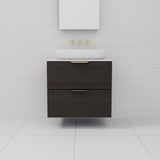 Odesa - 600mm Smoked Onyx Wall Hung Vanity