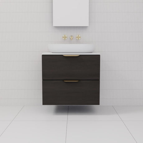 Odesa - 600mm Smoked Onyx Wall Hung Vanity
