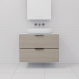 Odesa - 750mm Smoked Ash Wall Hung Vanity
