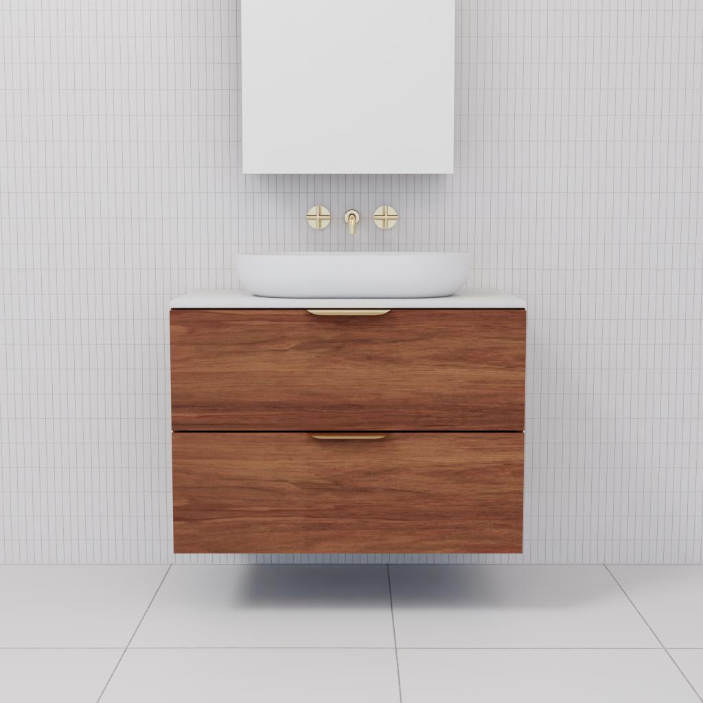 Odesa - 750mm Tasmanian Blackwood Wall Hung Vanity