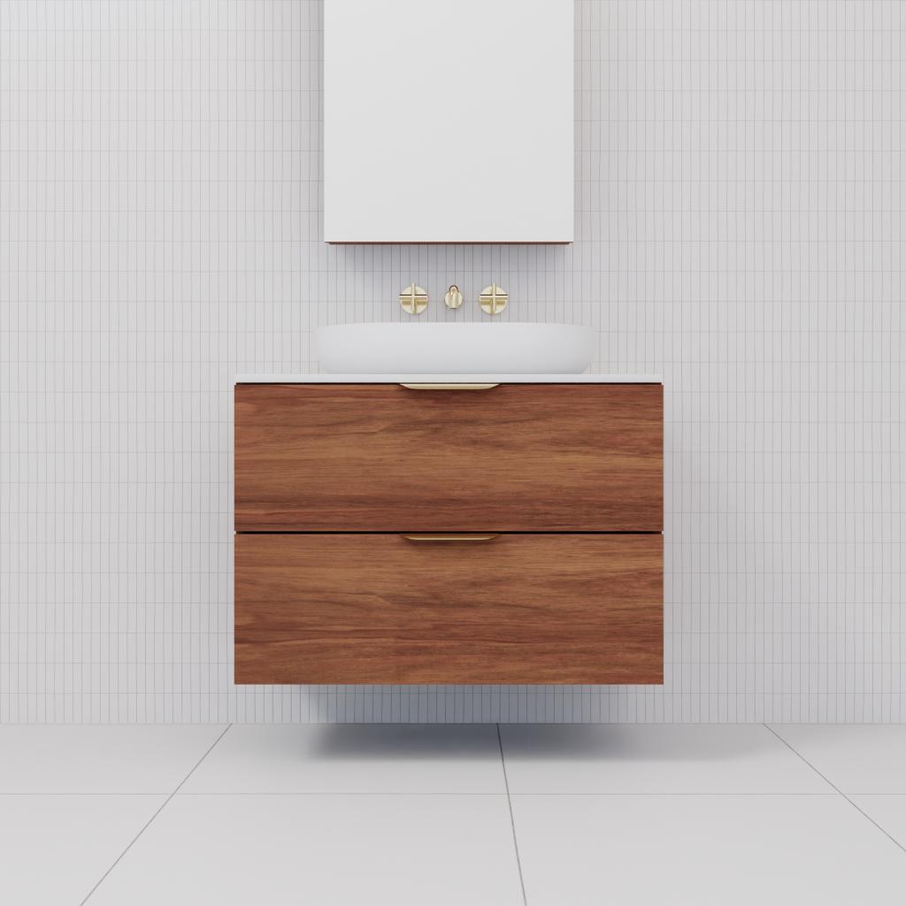Odesa - 750mm Tasmanian Blackwood Wall Hung Vanity