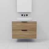 Odesa - 750mm Tuscan Oak Wall Hung Vanity