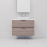 Odesa - 750mm Urban Oak Wall Hung Vanity