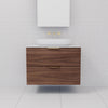 Odesa - 750mm Walnut Wall Hung Vanity