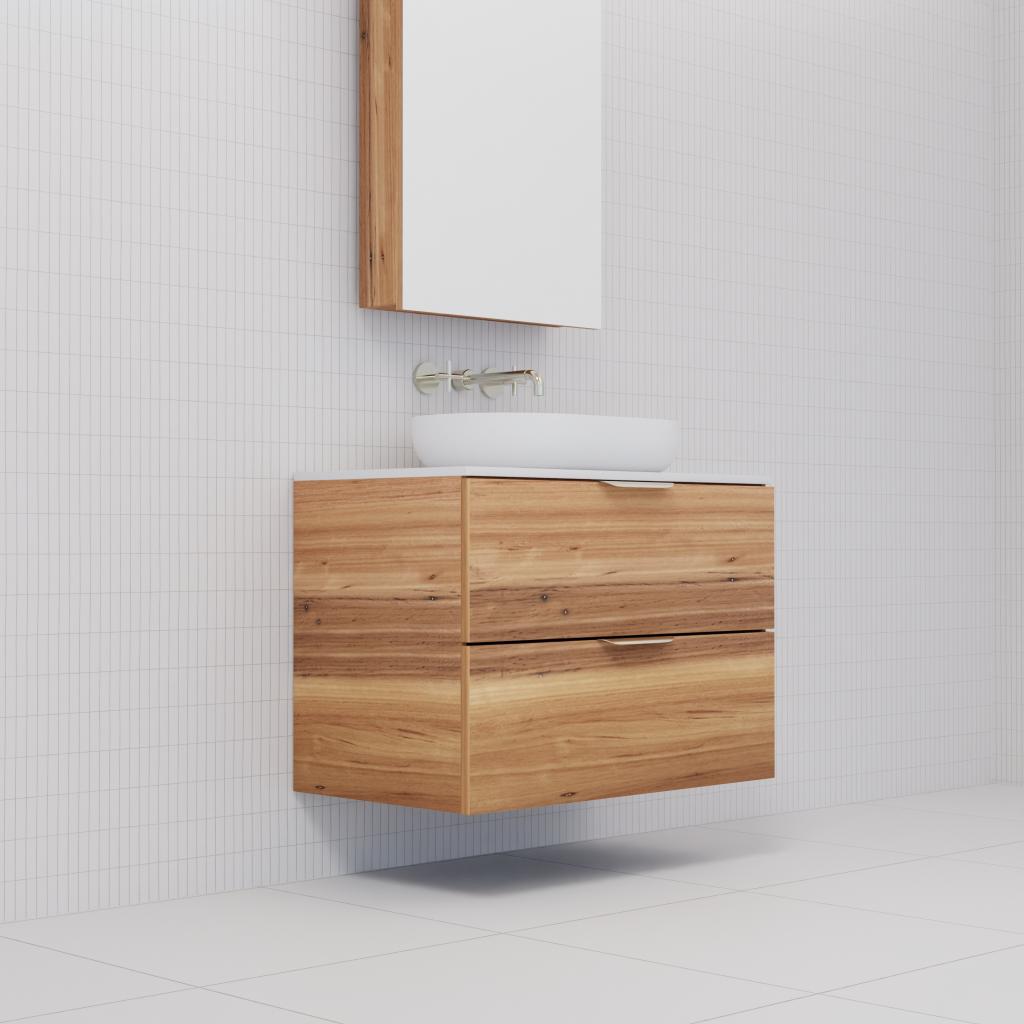 Odesa - 750mm Blackbutt Wall Hung Vanity