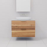 Odesa - 750mm Blackbutt Wall Hung Vanity