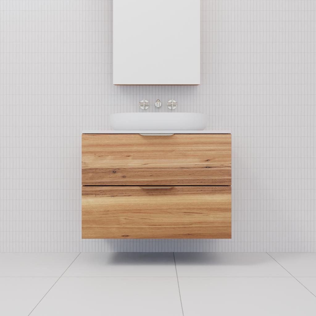 Odesa - 750mm Blackbutt Wall Hung Vanity