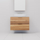 Odesa - 750mm Blackbutt Wall Hung Vanity