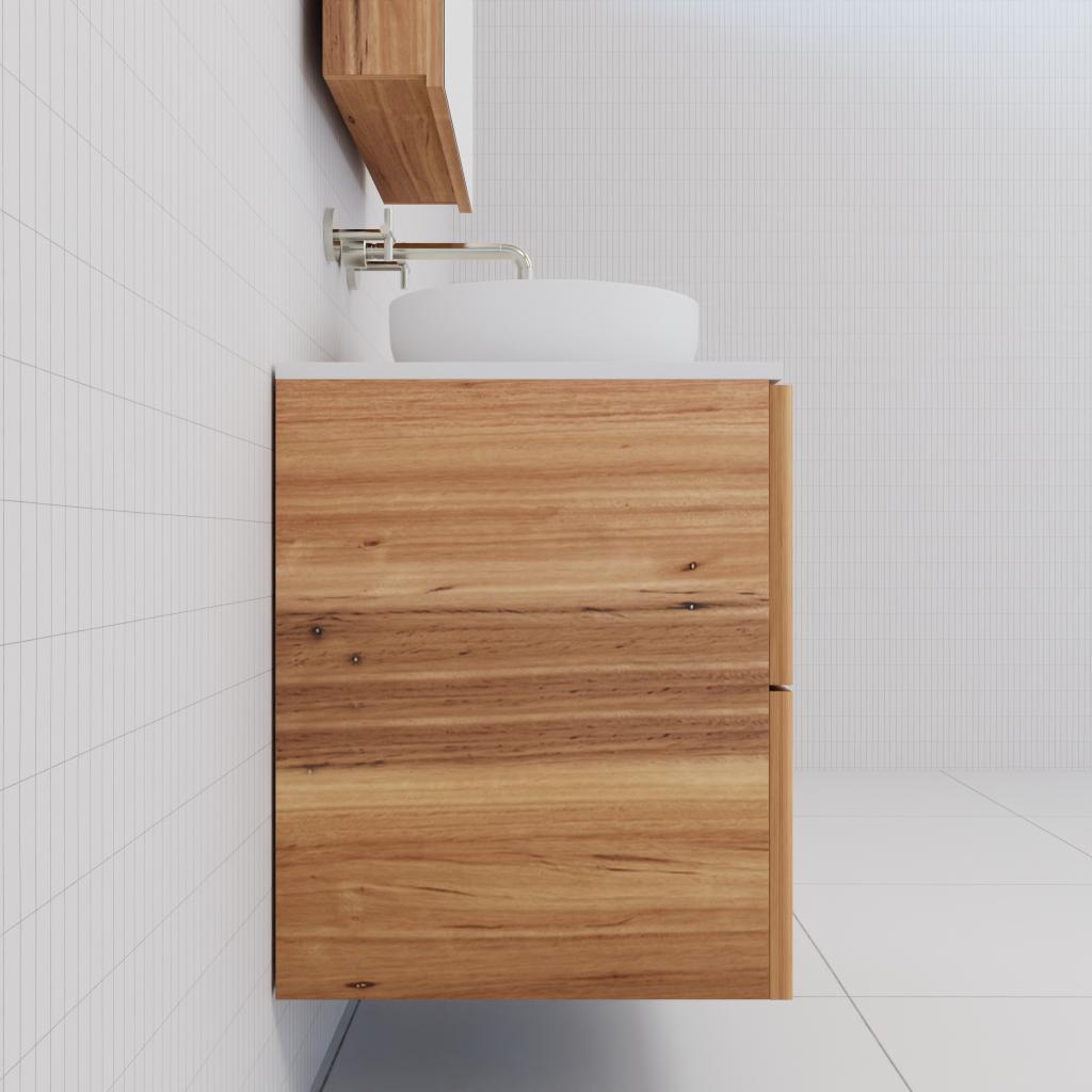 Odesa - 750mm Blackbutt Wall Hung Vanity