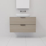 Odesa - 900mm Smoked Ash Wall Hung Vanity