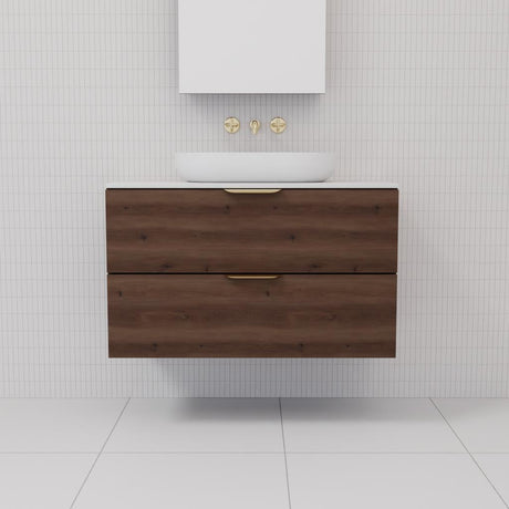 Odesa - 900mm Chestnut Wall Hung Vanity