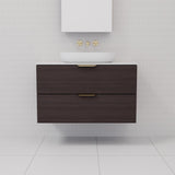 Odesa - 900mm Espresso Oak Wall Hung Vanity
